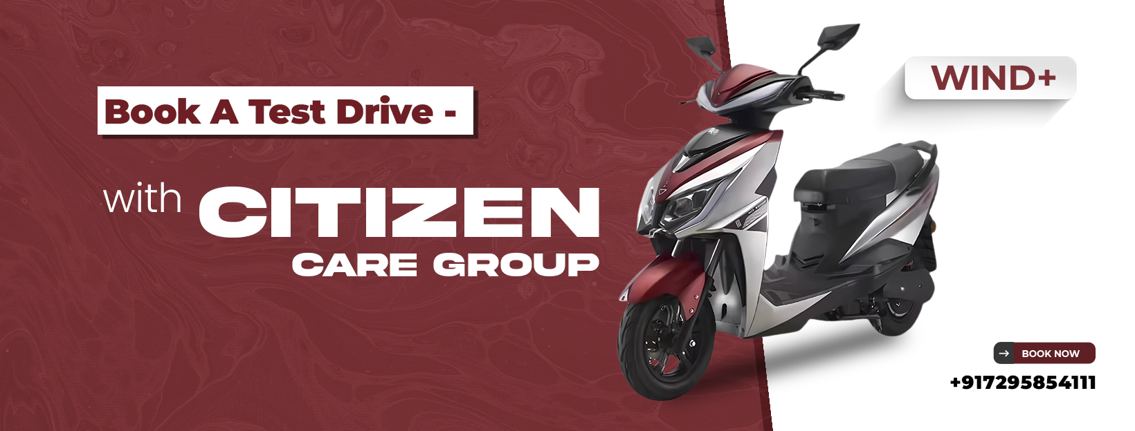 book a test drive banner